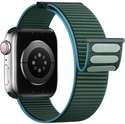 Yoohoo Nylon Straps for Apple Watch Straps 38mm 40mm 41mm 42mm Women Men | Upgraded Soft and Breathable, Replacement Watch Bands for iWatch Series 11 10 9 8 7 6 5 4 3 2 1 SE3 SE2 Ultra3 Ultra2