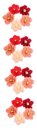 DIYEAH 5stücke Hängende Papierblumen Für Diy Partydeko Wandhandwerk Künstliche Blumen Als Hintergrundschmuck Für Geburtstagsfeiern Zuhause Und Geschäft