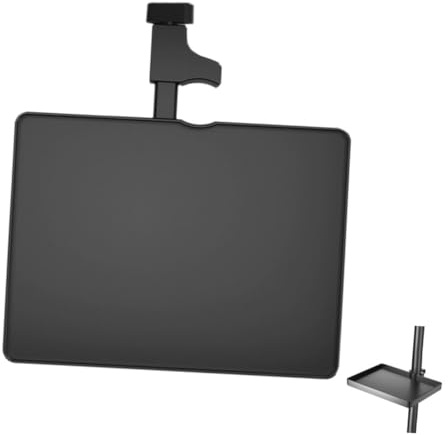 ERINGOGO Mikrofonständer Halterung mit Ablage für Handy aus Abs Stabile Klemme für Durchmesser 1-3,5cm Vielseitiges Zubehör für Live Streaming und Broadcasting