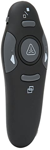 Präsentation Clicker, Ergonomic Handhold 2.4GHz Wireless Moderator Remote mit Drahtlosen Empfänger für Sprachbesprechungsklasse, Lehrerzeiger, Moderator Pen, Vortragsklicker