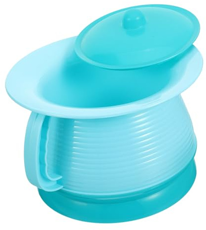 WEKAMOS Orinal Portátil para Tapa y Asa Urinario Práctico y Duradero para Viaje y Uso Infantil Baño Portátil Fácil de Limpiar para Personas Mayores Reutilizable