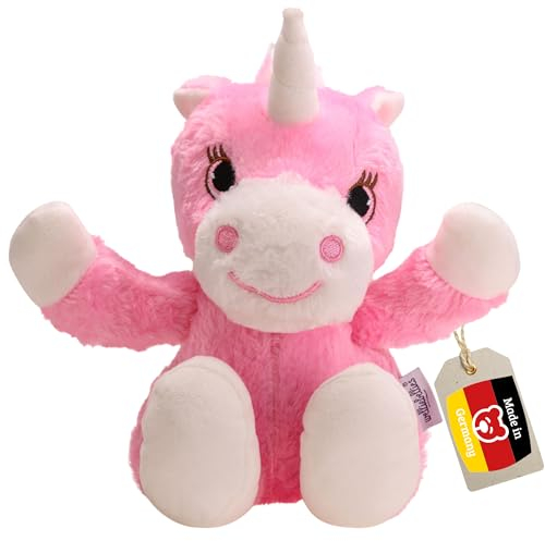 welliebellies® Wärmekuscheltier Einhorn groß 28 cm Pink für Mikrowelle und Backofen