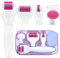 ZITFRI Kit Dermaroller 6 En 1 Derma Roller 0.5/1/1.5/2mm Micro Aiguilles Rouleau Dermaroller Appareil Anti-rides Anti-âge Retrait de Cicatrice Acne Vergetures pour Visage Corps Yeux