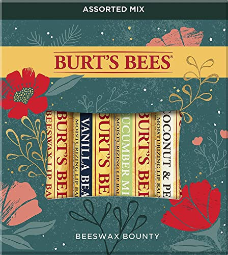 Burt's Bees Bounty Gemischtes Lippenbalsam-Geschenkset für, im 4er-Pack