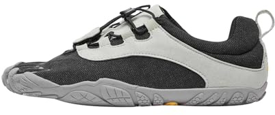 Vibram V-Run Retro Gymnastikskor för män, Svart grå, 40 EU Smal