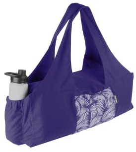 Yoga-Mad Große Yogamatten-Tasche,Yogatasche mit durchgehendem Reißverschluss mit Flaschenhalter,Unisex-Tragetasche, Fitnessstudio, passend für die meisten Mattengrößen