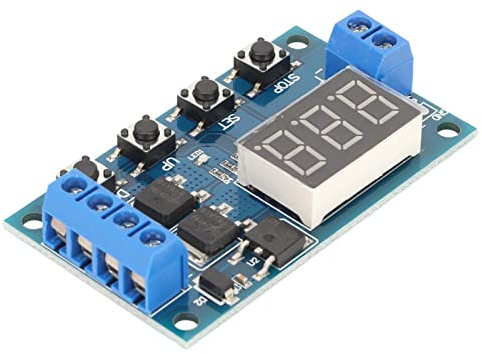 400 W 5-30 V Trigger-Zyklus-Timer Dual-MOS-Röhren-Steuerplatine Zeitverzögerungsschalter für Motor, Glühbirnen, LED-Leuchten, Gleichstrommotoren, Mikropumpen Usw