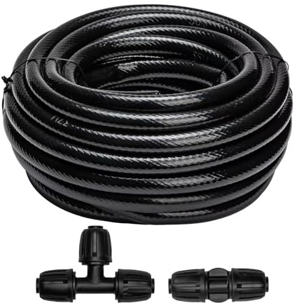 Maotong 40 FT 1/2 inch Drip Irrigation Tubing Main Line Hose Tube for Garden Irrigation System