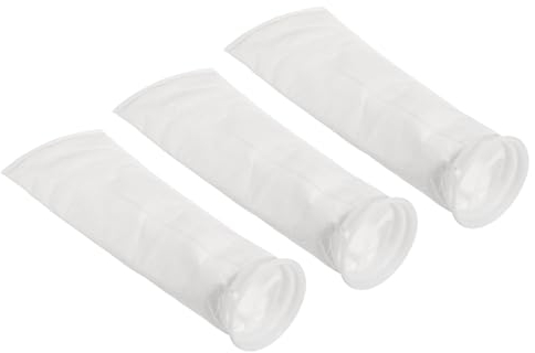 PATIKIL 4 Inch Ring Filter Socks, 3 Pack 25 Micron Mesh Bags Pool Skimmer Basket