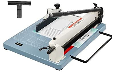 Moh Papierschneider A3 A4 A5 Papierschneider max.3,8 cm Guillotine Papierschnittbreite 42 cm Schneideschere mit Sicherheitsschloss verlängerter Hebelschneider industrieller Bürodruck