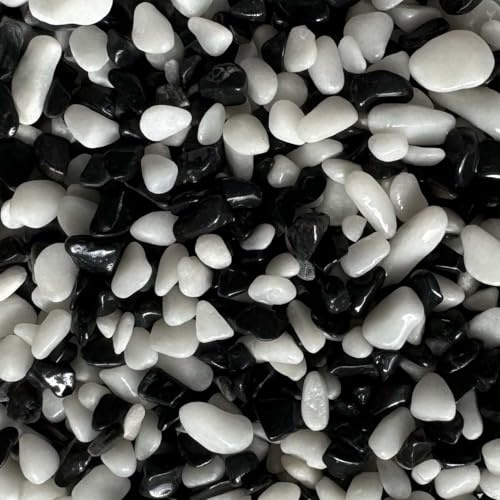 Steinteppich Epoxidharz Set Innen & Außen (ca. 56kg / 4-5m²) | 16 Farben | 50kg 2-4mm Marmorkies + 6L, 2K Epoxidharz Bindemittel | Für Balkon, Terrasse, Treppen, Garage