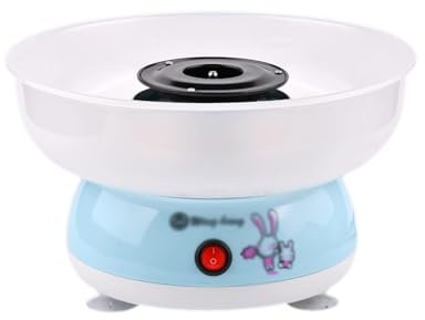 huanglyc-232 Cotton Candy Machine- Mini Full Automatic Household Cotton Candy Machine Making Color Candy Cotton Candy Machine, Retro Vintage Candy Maker(Blue)