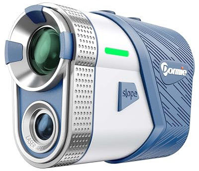 DORMIE T100 PRO - Telemetro da golf con pendenza e regolazione automatica del display rosso, telemetro da 754 m, con blocco bandiera, telemetro laser a magnete industriale Max N52 con ingrandimento 6X