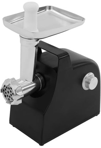 Fleischwolf Elektrisch Meat Grinder Fleischwolf Edelstahl Hackfleisch Maschine Fleischhackfleisch Küchenmaschine Für Fleisch und Wurst, inkl. 2 Lochscheiben & Wurstfüller