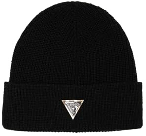 GUESS Mütze Beanie Black schwarz