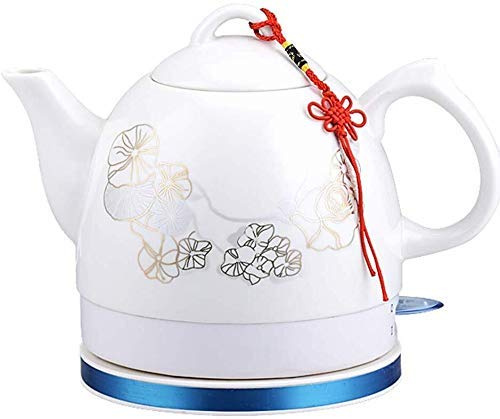 LCHJX Bollitori Bollitore Elettrico in Ceramica Teiera per Acqua Senza Fili, teiera-Retro brocca da 1 litro Veloce (Colore : B) Presenti Piedi di Polpo