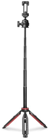 Trípode para teléfono móvil Solid 80 Ball, trípode de Viaje, Disparador Remoto, máx. 80 cm