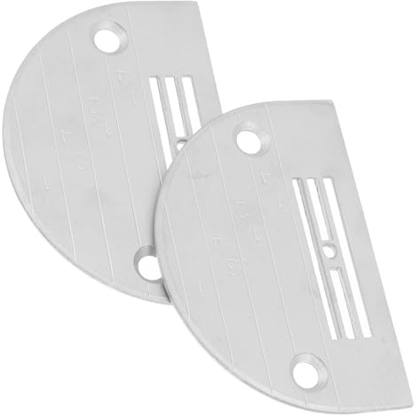 Fenical 2 Stück Metallnadelplatte für Nähmaschine Praktisches Nähmaschinenzubehör mit Einfachem Design Silbernes Nadelkissen für Handarbeit und Haushalt