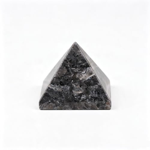 Naturlig kristallpyramid – 5 cm läkande ädelstensstaty | Handskuren polerad obelisk för skrivbord, hemmakontor, vardagsrumsinredning | Reiki- och Feng Shui-energisten