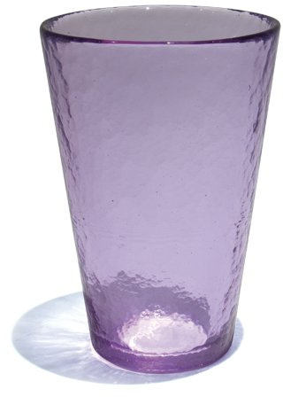 YALOS Murano Collection Happy Drink Bicchieri Bibita Happy Fruit Bicchieri Long Drink ø mm. 92 x mm. 134 Lilla Vetro di Murano Made in Italy