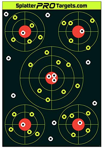12x18 Splatter Targets. Shots Burst with a Bright Splatter Upon Impact. Instantly See Your Shots (25)