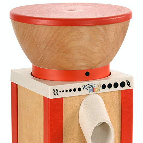 KoMo KoMoMio Getreidemühle rot (400 Watt, Innovative Materialien), 02035, 16,5 x 16 x 37,5 cm