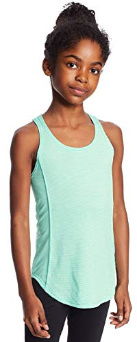 C9 Champion girls Keyhole Tank Yoga Shirt, Waterfall/Portal Teal, Large US