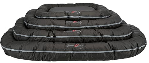 TRIXIE Kissen Samoa Vital, oval, 90 × 70 cm, schwarz
