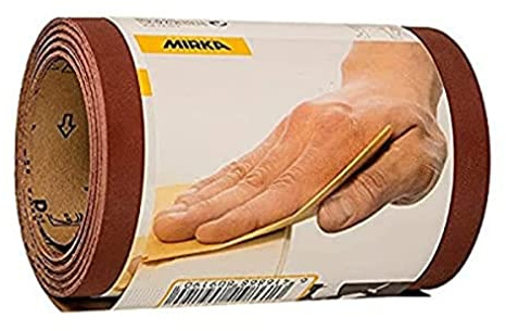 Mirka abrasivo papel lija rojo 115 mm x 5 m grano P100