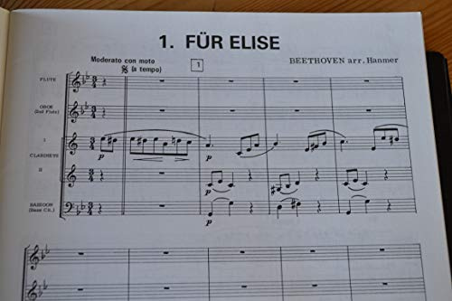 Ronald Hanmer Five for Five → Flöte, Oboe, 2 Klarinetten + Fagott