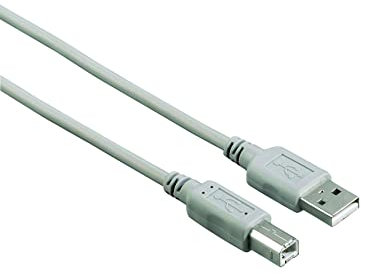 Hama Cavo USB A 2.0/USB B 2.0, 1,5 metri, grigio
