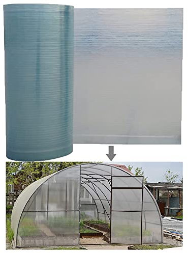 Pannello in Policarbonato, Copertura di Giardini E Serre, Lastra Solida da 0,8mm, Flessibile al Freddo, Resistente agli Urti E Infrangibile -Pannello per Tende da Sole A Baldacchino