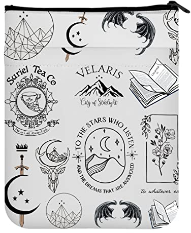 KUIYAI Buch-inspiriertes Geschenk Velaris The City of Starlight Buchhülle für Buchliebhaber an den Star, die den StarUK hören
