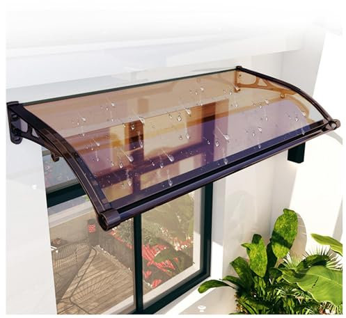 Auvent De Terrasse, Marquise pour Porte d’Entrée, Garage et Fenêtre, Carport Voiture Carport Abri Voiture,32 * 40(80 * 100cm)