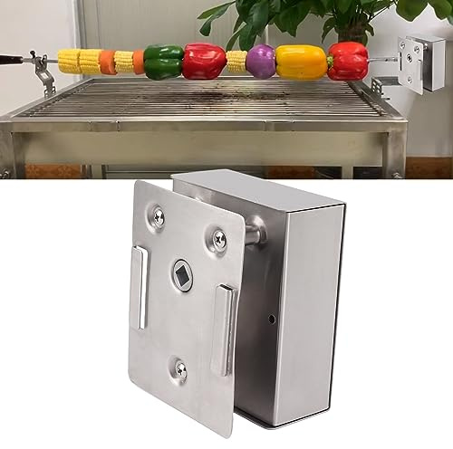 Zerodis Grill Rotisserie Motor Aluminum Alloy 70KG Load 12V Large Power BBQ DC Rotisserie Motor Replacement for Universal Grills Enjoy Rotisserie Cooking At Its Best
