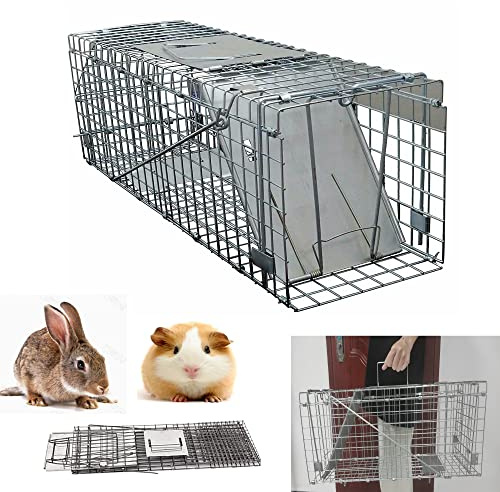 Rattenfallen, Einfach zu Setzen, Kinder/Haustiere sicher, wiederverwendbar für Indoor/Outdoor-Gebrauch, für große/mittlere Tiere, Kaninchen, streunende Katze, Eichhörnchen, Waschbär