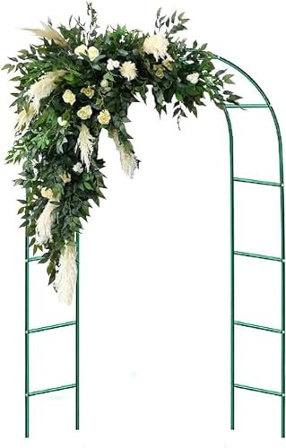 ZCX Gazebo De Jardín, Arcos De Pabellón De Rosas De Jardín, Gazebo Ideal for Patio Trasero, Césped, Ceremonia De Decoración De Bodas para Jardín Exterior, Fiesta de Bodas Decoracion(Green,W3.5M*H2.2M)