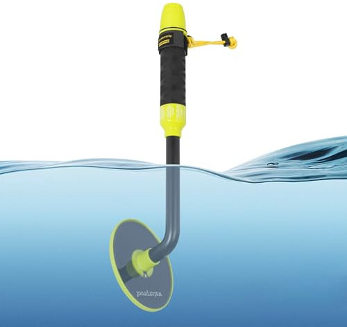 JAYEUW Metalldetektor Unterwasser-Metalldetektor Puls-Induktion Pinpointer IP68 Wasserdicht Handheld Metalldetektor mit Handschlaufe LED Licht Metalldetektoren Durchmesser der Sonde 11.2cm
