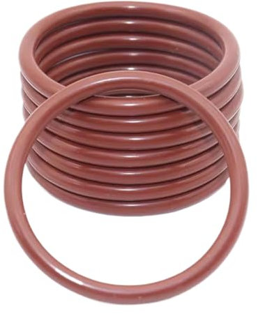 O-Ring aus braunem Fluorkautschuk, 3.5mm x 13mm x 20mm Hochtemperatur- und korrosionsbeständiger Dichtungsring