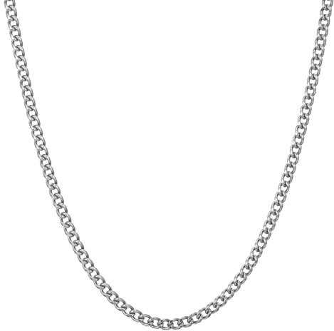 RWQIAN Kette Herren Panzerkette 3mm-9mm Breit Männer Edelstahl Silber/Gold/Schwarz Panzerkette Halskette Gliederkette 14K Gold Vergoldet Klassische Link Chain Länge 45-65cm Geschenk für Damen Männer
