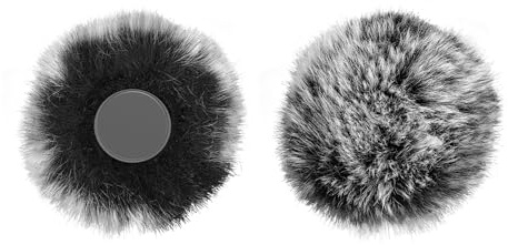 Geekria for Creators - Parabrezza peloso compatibile con microfono wireless Hollyland Lark M2, protezione antivento DeadCat, copertura lanugine per parabrezza, riduzione del rumore del vento (colore