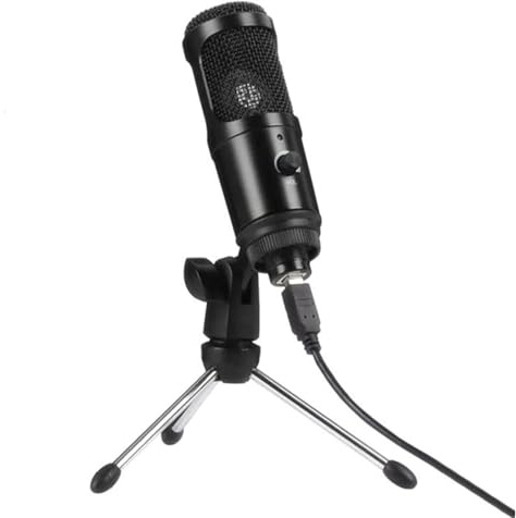 HANABASS USB Microphone Cardioid Condenser Mic for Laptop Gaming Streaming Conference Call Assorted style
