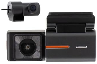 2 Channel Dash Cam Front Rear HD 2K+1080P WiFi Dash Camera for Car Vehicle DVR Recorder 170° Ultra Wide Angle Camcorder(None)