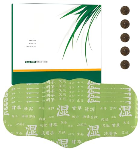 SUJEBKC 5 Pièces Patchs naturels à base de plantes pour un ventre plat et une taille affinée – des patchs sculptants invisibles et confortables pour prendre soin de votre corps.