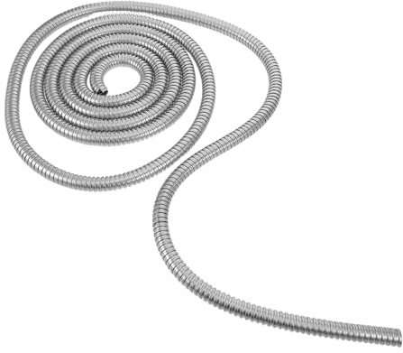 IMIKEYA Cubrecables Flexible de Acero Inoxidable 304 Diámetro Interior 16 MM Longitud 4 M Canaleta para Ocultar Cables Eléctricos Pared Protección Resistente y Flexible para