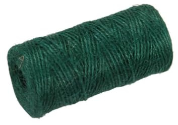 Anneome Cuerda de Cáñamo Verde de 100 M para Jardinería y Decoración, Cuerda Gruesa para Atado y Decoración de Cercas o Habitaciones