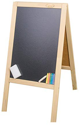 AZZAP Kundenstopper PM 93cm Holz Tafel Aufsteller Werbetafel Holztafel Werbeaufsteller Natur