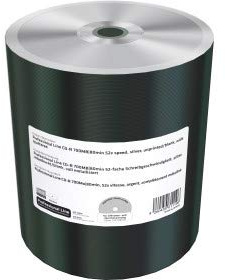 MediaRange CD-R 700MB 80 Min 100er-Pack, 52x unbedruckt Silber | 100er-Pack | 700MB | 52x Schreibtempo | Shrink-Verpackung | unbedruckt