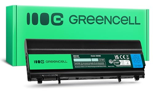 Green Cell N5YH9 VV0NF 0CXF66 0K8HC 1N9C0 3K7J7 Laptop Akku für Dell Latitude E5440 E5540 P44G P44G001 (9 Zellen, 6600 mAh, 10.8-11.1 V, Farbe: Schwarz, Zelltype: Li-Ion)