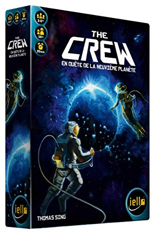 IELLO The Crew – Version Française – Jeu de Cartes Coopératif de Plis – Missions Spatiales et Communication Limitée – Stratégie et Coopération | 3 à 5 Joueurs | 20 Minutes | Dès 10 Ans